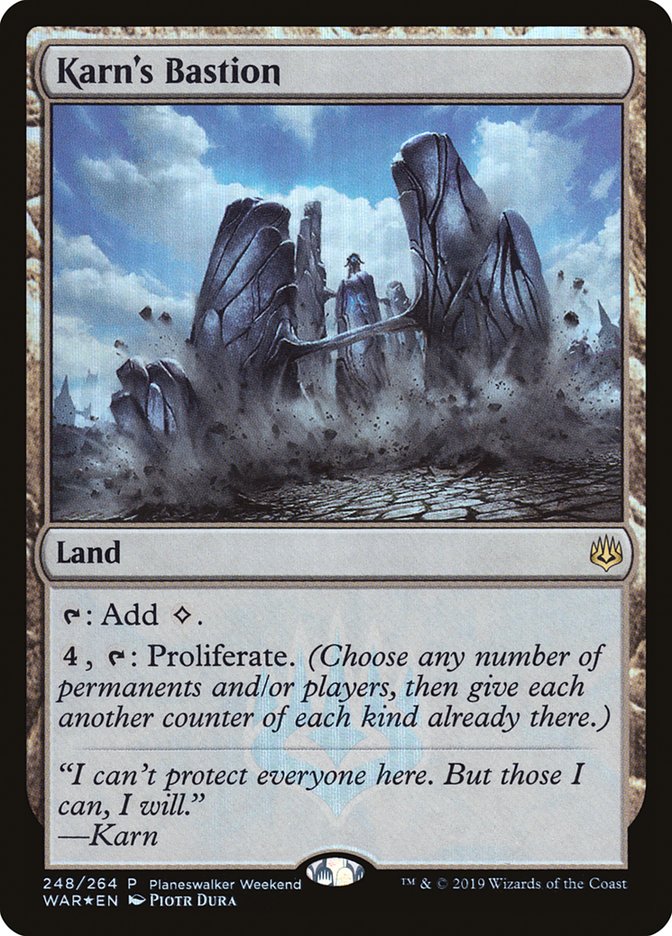 Karn's Bastion (Planeswalker Weekend) [War of the Spark Promos] - Magic: The Gathering - Card Brawlers | Quebec | Canada |