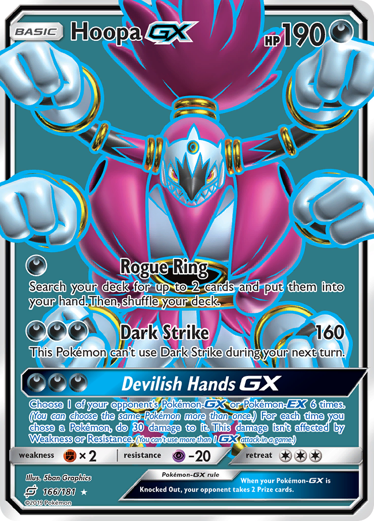 Hoopa GX (166/181) [Sun & Moon: Team Up] - Pokémon - Card Brawlers | Quebec | Canada |