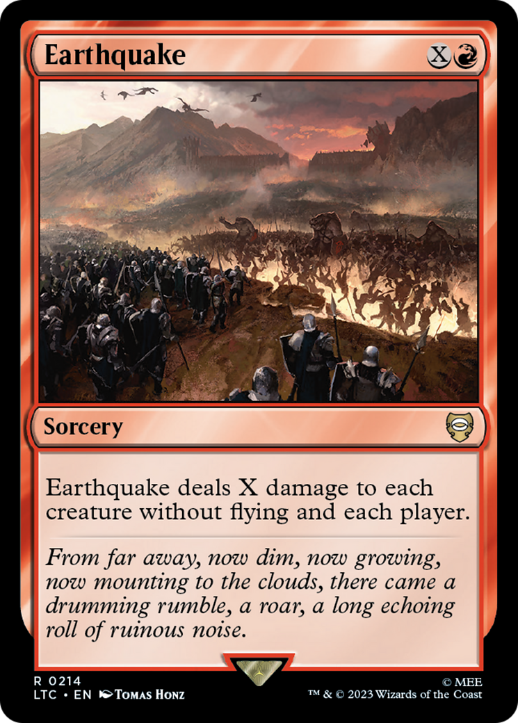 Earthquake [The Lord of the Rings: Tales of Middle-Earth Commander] - Magic: The Gathering - Card Brawlers | Quebec | Canada |