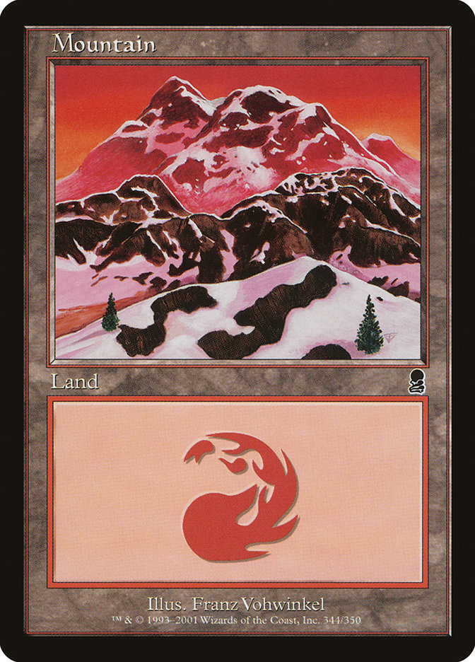 Mountain (344) [Odyssey] - Magic: The Gathering - Card Brawlers | Quebec | Canada |