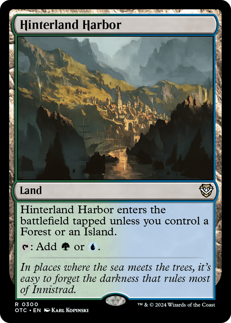 Hinterland Harbor [Outlaws of Thunder Junction Commander] - Magic: The Gathering - Card Brawlers | Quebec | Canada |