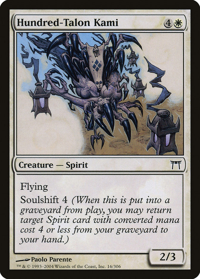 Hundred-Talon Kami [Champions of Kamigawa] - Magic: The Gathering - Card Brawlers | Quebec | Canada |