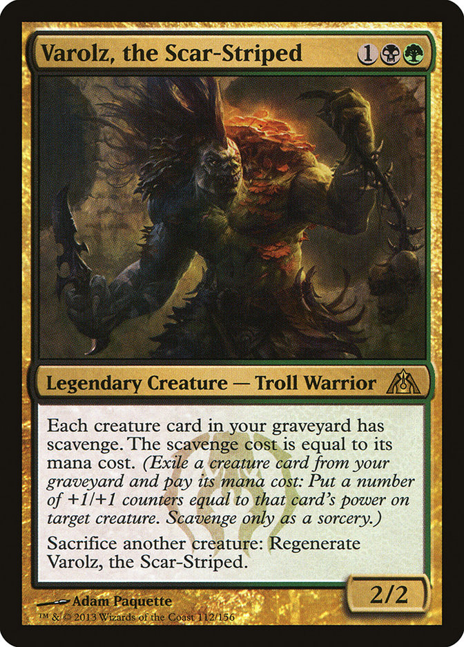 Varolz, the Scar-Striped [Dragon's Maze] - Magic: The Gathering - Card Brawlers | Quebec | Canada |