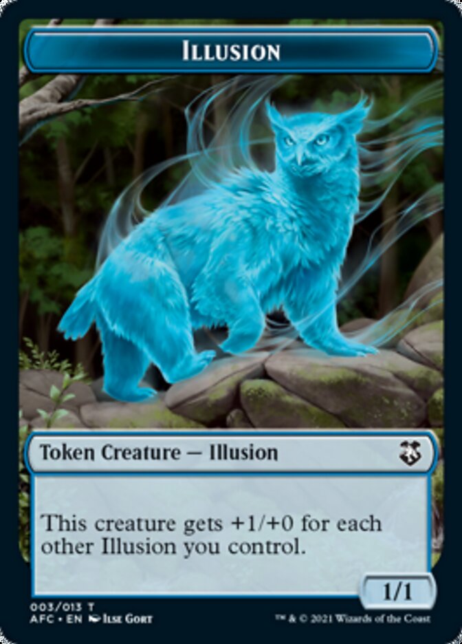 Champion of Wits // Illusion Double-Sided Token [Dungeons & Dragons: Adventures in the Forgotten Realms Commander Tokens] - Magic: The Gathering - Card Brawlers | Quebec | Canada |