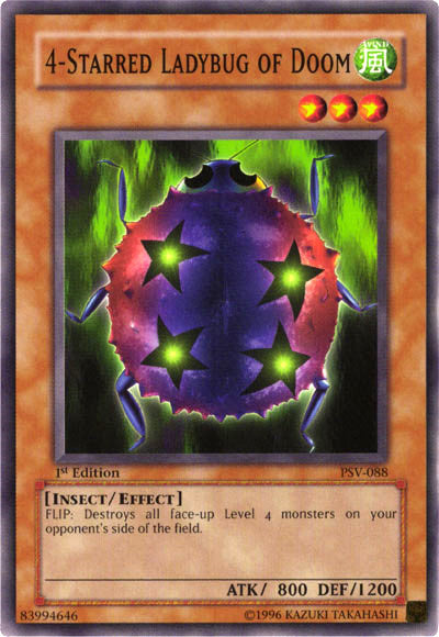 4-Starred Ladybug of Doom [PSV-088] Common - Yu-Gi-Oh! - Card Brawlers | Quebec | Canada |