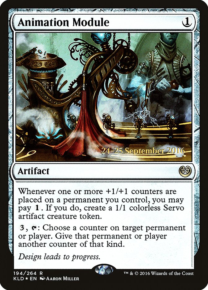 Animation Module [Kaladesh Prerelease Promos] - Magic: The Gathering - Card Brawlers | Quebec | Canada |