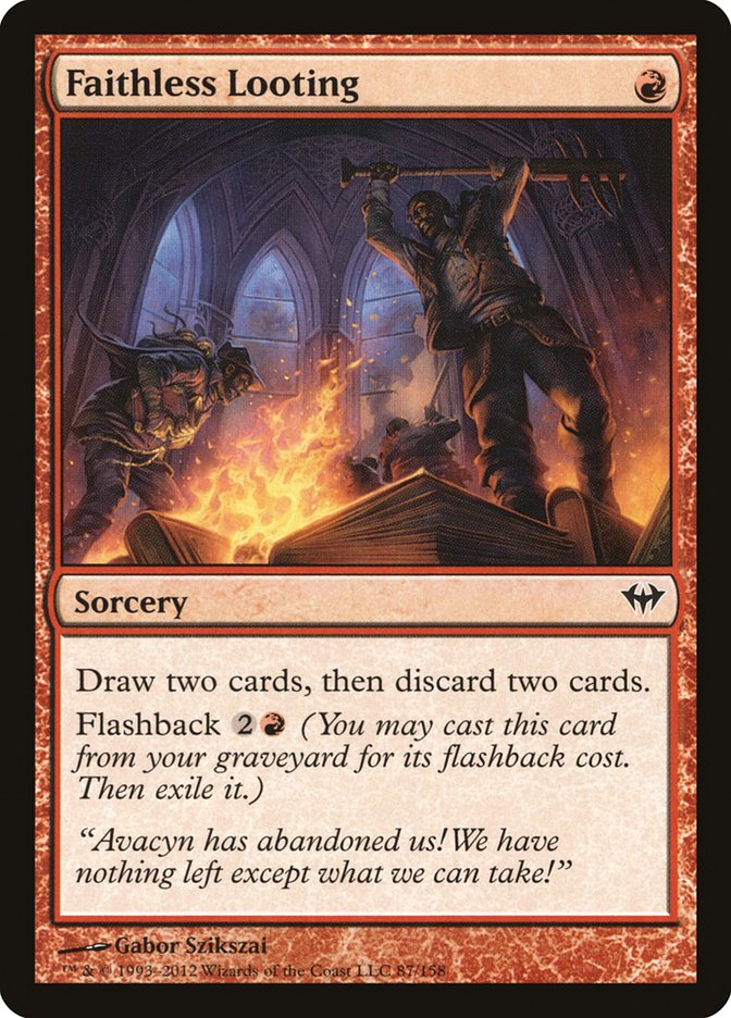 Faithless Looting [Dark Ascension] - Magic: The Gathering - Card Brawlers | Quebec | Canada |