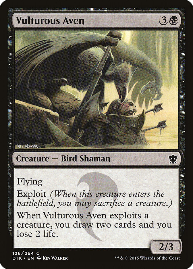 Vulturous Aven [Dragons of Tarkir] - Magic: The Gathering - Card Brawlers | Quebec | Canada |