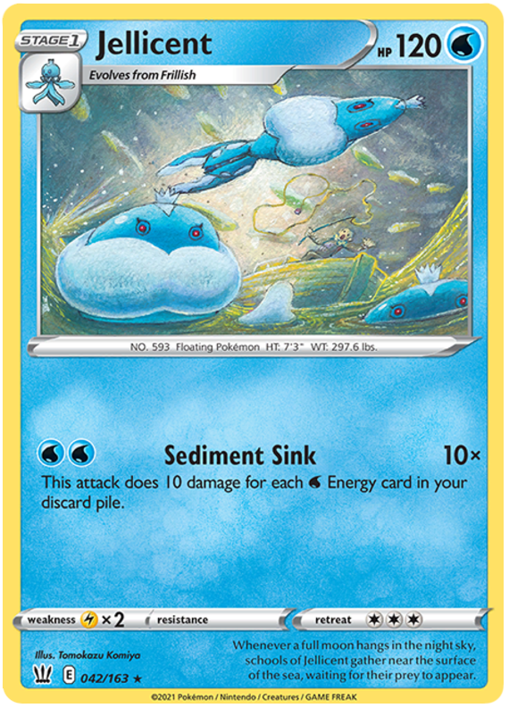 Jellicent (042/163) [Sword & Shield: Battle Styles] - Pokémon - Card Brawlers | Quebec | Canada |