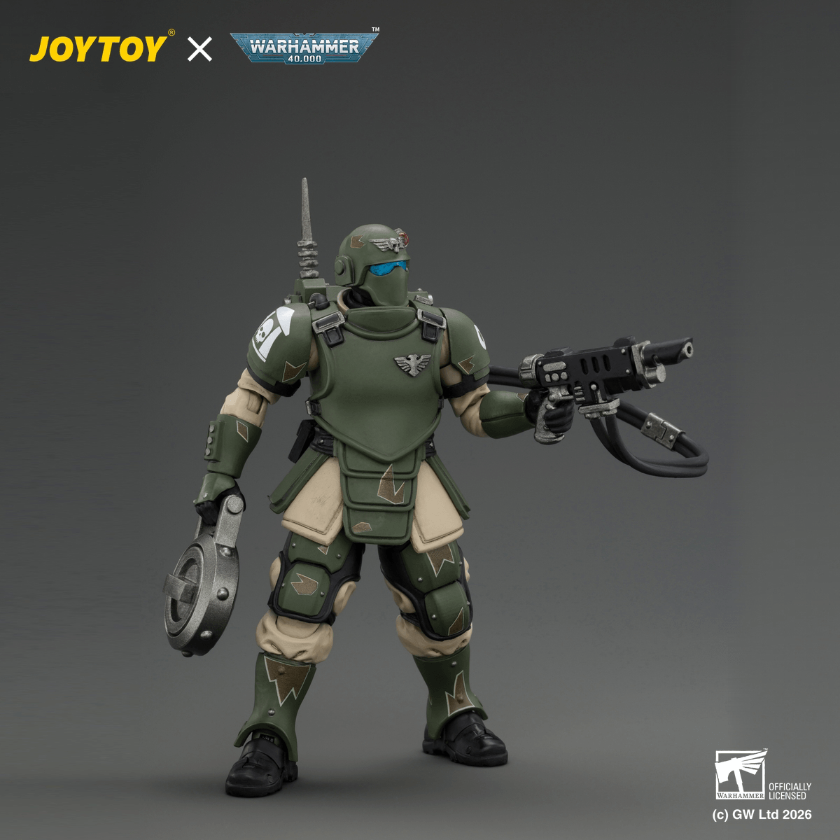 JOYTOY - Warhammer 40k - Astra Militarum - Kasrkin 6 with Hot-shot Laspistol - (PREORDER) October 30, 2026