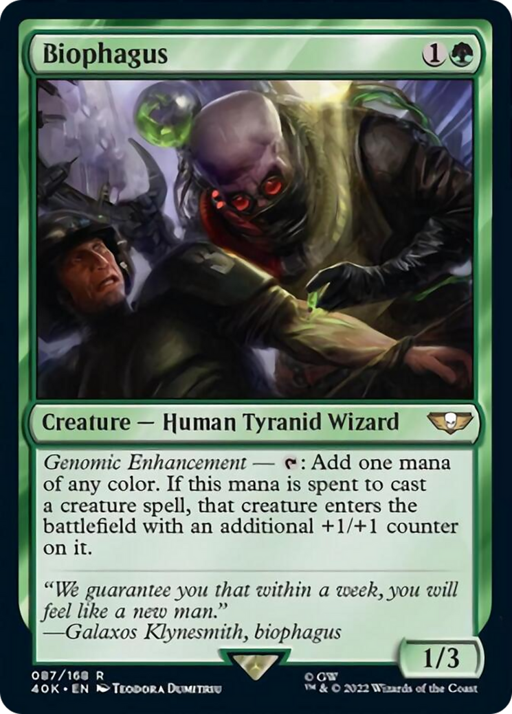 Biophagus (Surge Foil) [Warhammer 40,000] - Magic: The Gathering - Card Brawlers | Quebec | Canada |