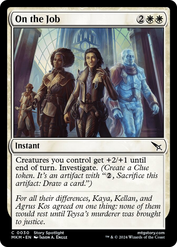 On the Job [Murders at Karlov Manor] - Magic: The Gathering - Card Brawlers | Quebec | Canada |