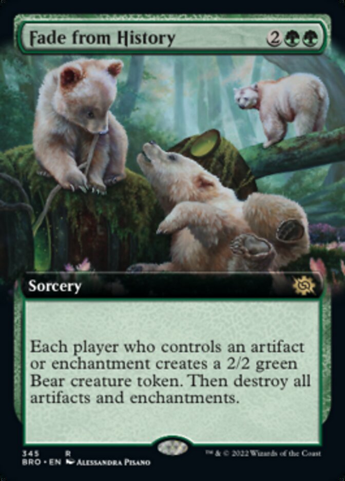 Fade from History (Extended Art) [The Brothers' War] - Magic: The Gathering - Card Brawlers | Quebec | Canada |