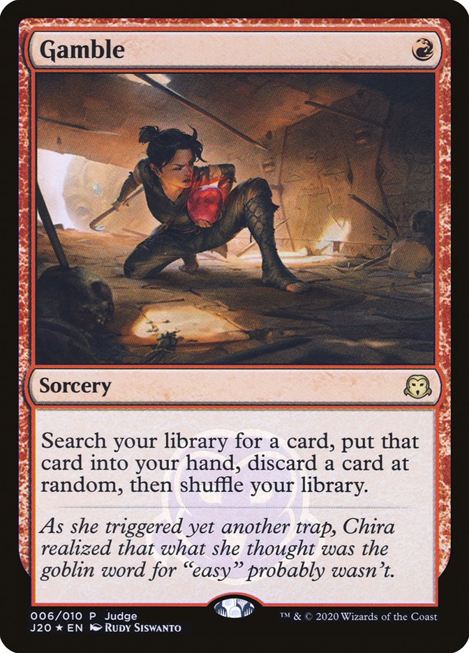 Gamble [Judge Gift Cards 2020] - Magic: The Gathering - Card Brawlers | Quebec | Canada |