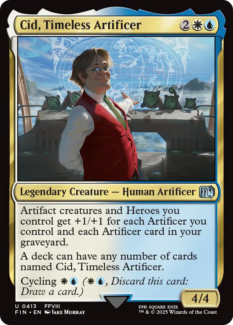 Cid, Timeless Artificer (0413) [FINAL FANTASY] - Magic: The Gathering - Card Brawlers | Quebec | Canada |