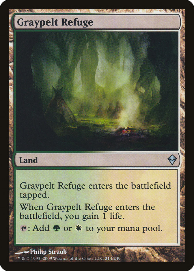 Graypelt Refuge [Zendikar] - Magic: The Gathering - Card Brawlers | Quebec | Canada |