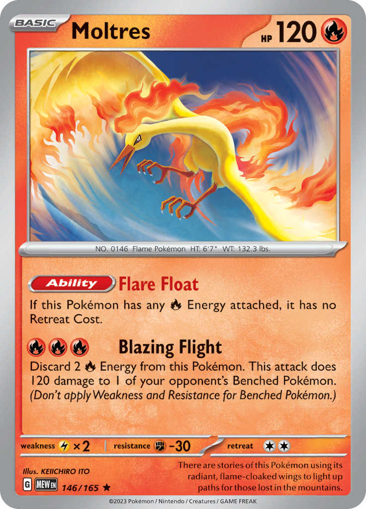 Moltres (146/165) [Scarlet & Violet 151] - Pokémon - Card Brawlers | Quebec | Canada |