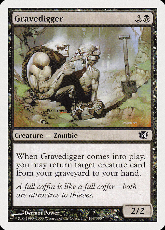 Gravedigger [Eighth Edition] - Magic: The Gathering - Card Brawlers | Quebec | Canada |