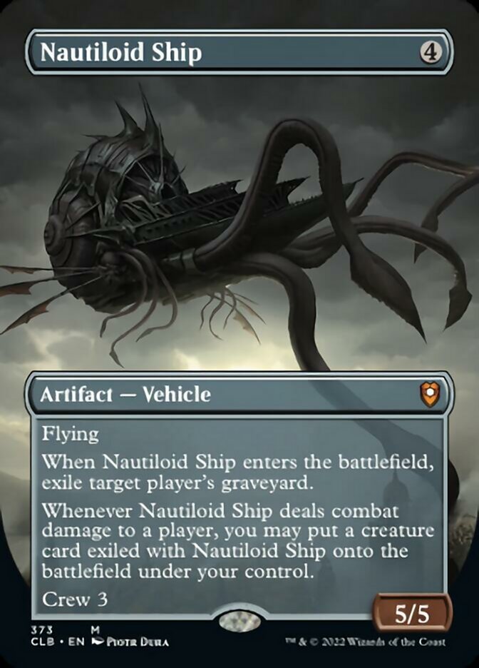 Nautiloid Ship (Borderless Alternate Art) [Commander Legends: Battle for Baldur's Gate] - Magic: The Gathering - Card Brawlers | Quebec | Canada |