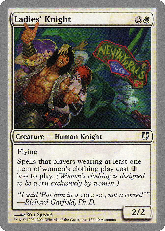 Ladies' Knight [Unhinged] - Magic: The Gathering - Card Brawlers | Quebec | Canada |