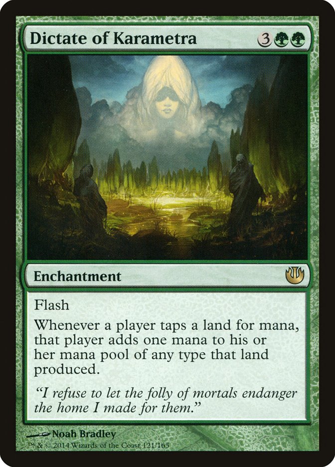 Dictate of Karametra [Journey into Nyx] - Magic: The Gathering - Card Brawlers | Quebec | Canada |