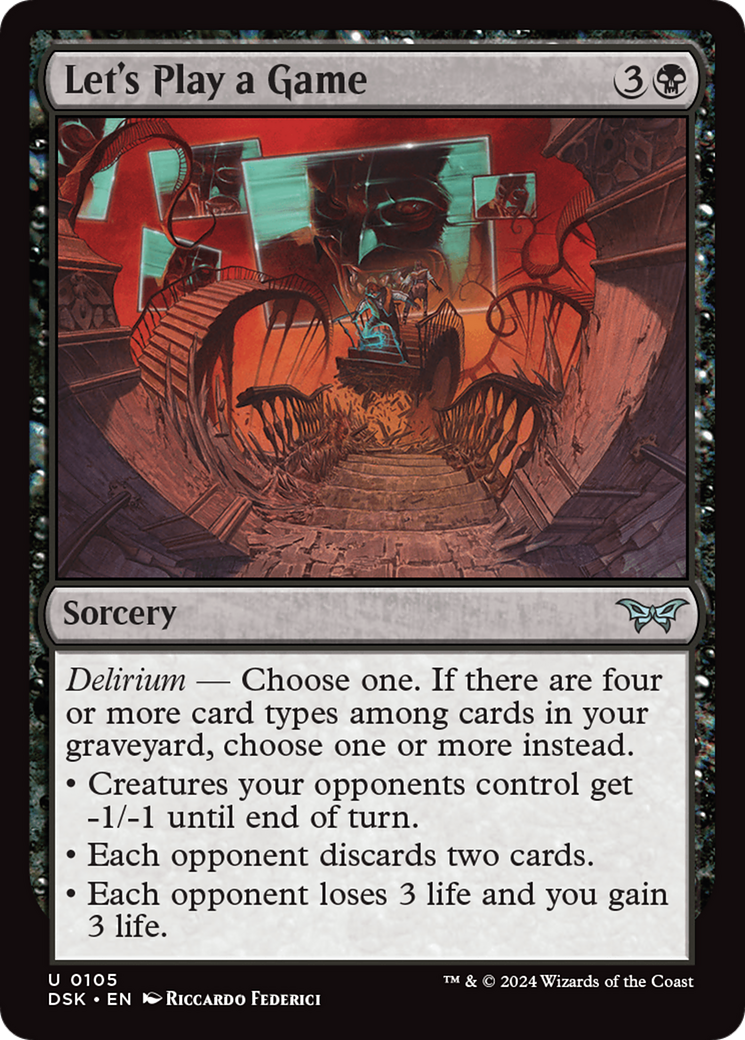Let's Play a Game [Duskmourn: House of Horror] - Magic: The Gathering - Card Brawlers | Quebec | Canada |