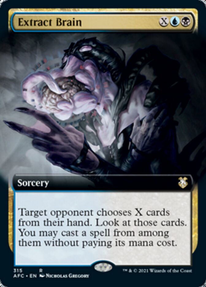 Extract Brain (Extended Art) [Dungeons & Dragons: Adventures in the Forgotten Realms Commander] - Magic: The Gathering - Card Brawlers | Quebec | Canada |