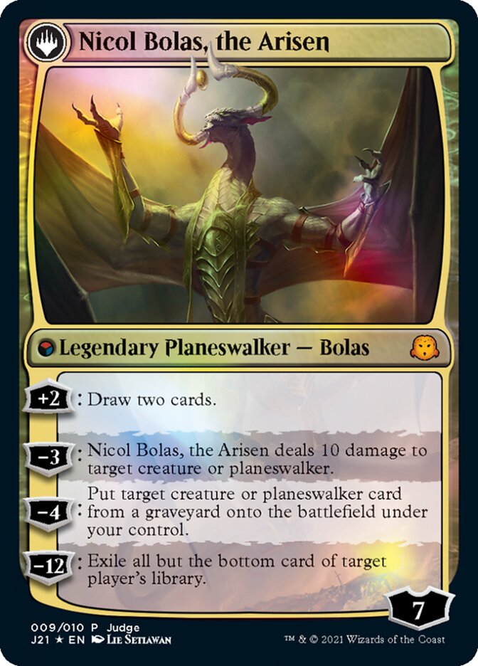 Nicol Bolas, the Ravager // Nicol Bolas, the Arisen [Judge Gift Cards 2021] - Magic: The Gathering - Card Brawlers | Quebec | Canada |