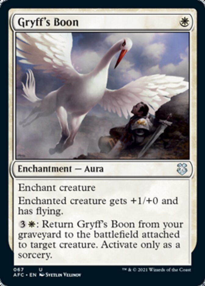 Gryff's Boon [Dungeons & Dragons: Adventures in the Forgotten Realms Commander] - Magic: The Gathering - Card Brawlers | Quebec | Canada |
