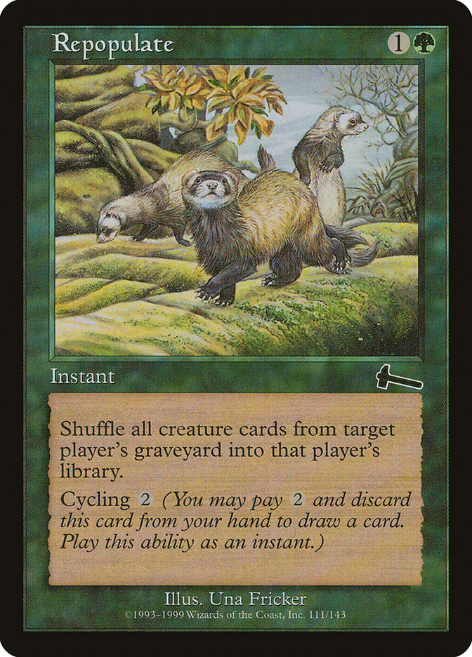 Repopulate [Urza's Legacy] - Magic: The Gathering - Card Brawlers | Quebec | Canada |
