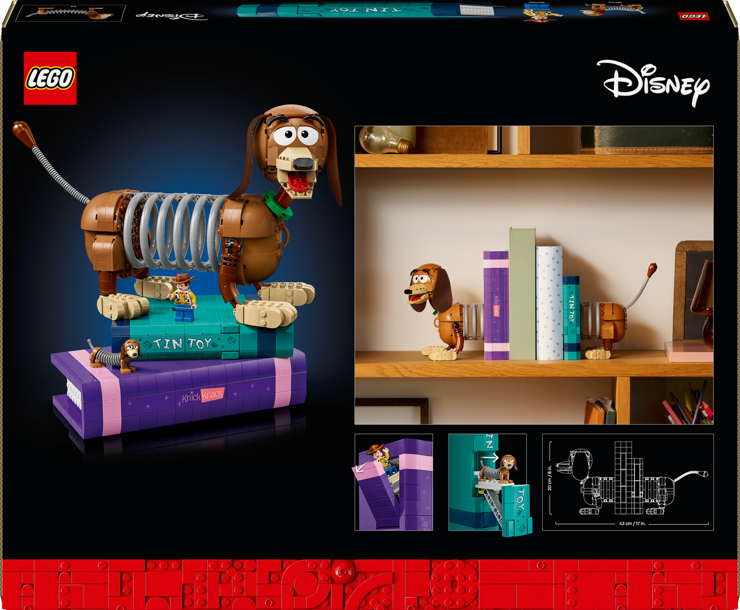 LEGO - Disney and Pixar - Toy Story - Slinky Dog Bookends - 43301