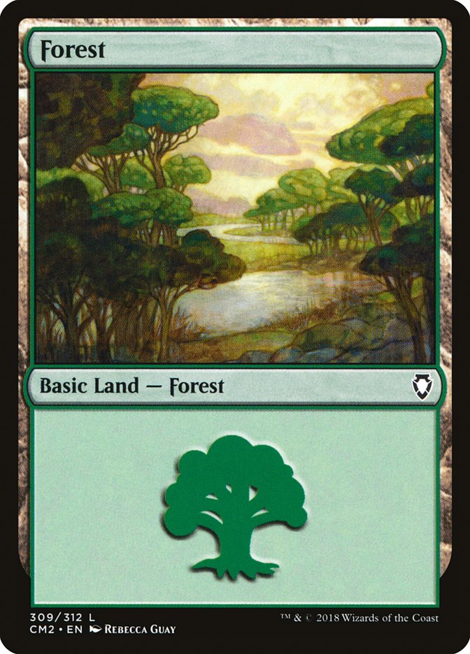Forest (309) [Commander Anthology Volume II] - Magic: The Gathering - Card Brawlers | Quebec | Canada |