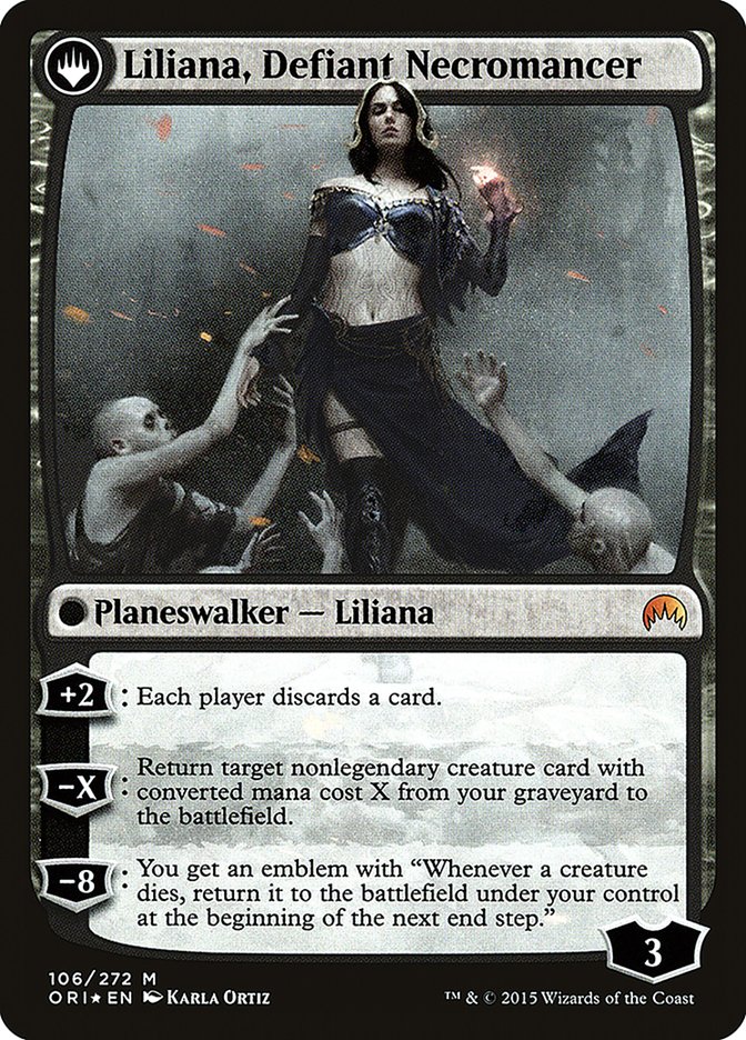 Liliana, Heretical Healer // Liliana, Defiant Necromancer [Magic Origins Prerelease Promos] - Magic: The Gathering - Card Brawlers | Quebec | Canada |