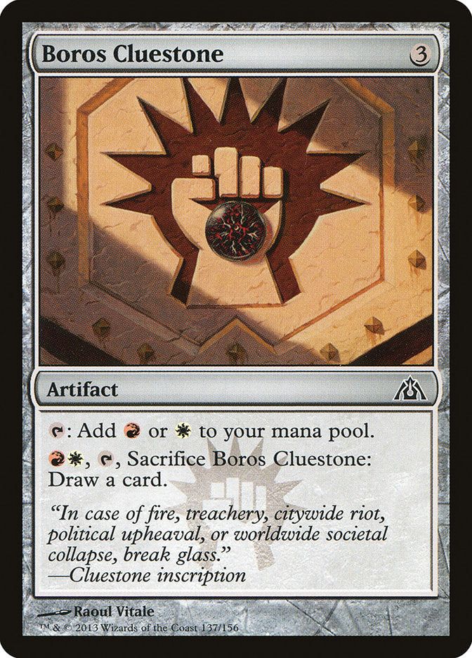 Boros Cluestone [Dragon's Maze] - Magic: The Gathering - Card Brawlers | Quebec | Canada |