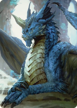 Young Blue Dragon Art Card [Commander Legends: Battle for Baldur's Gate Art Series] - Magic: The Gathering - Card Brawlers | Quebec | Canada |