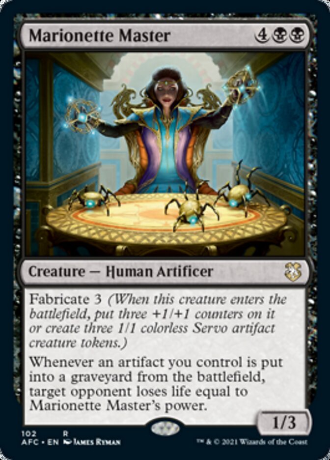 Marionette Master [Dungeons & Dragons: Adventures in the Forgotten Realms Commander] - Magic: The Gathering - Card Brawlers | Quebec | Canada |