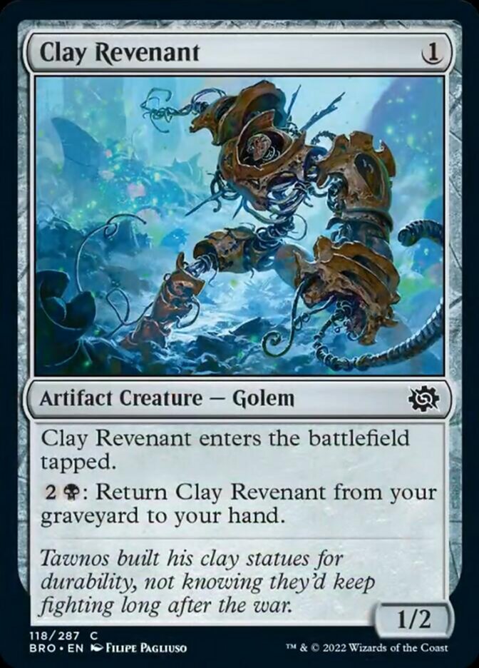 Clay Revenant [The Brothers' War] - Magic: The Gathering - Card Brawlers | Quebec | Canada |