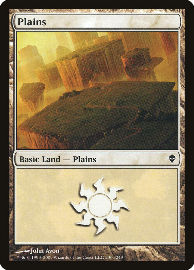 Plains (230a) [Zendikar] - Magic: The Gathering - Card Brawlers | Quebec | Canada |