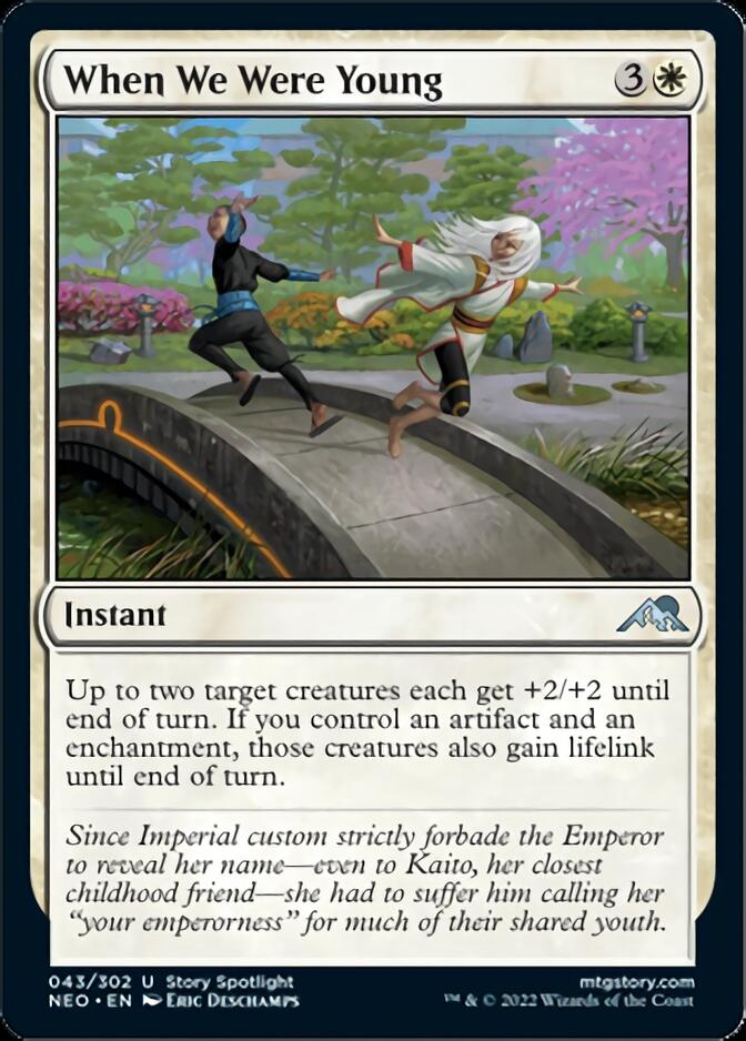 When We Were Young [Kamigawa: Neon Dynasty] - Magic: The Gathering - Card Brawlers | Quebec | Canada |