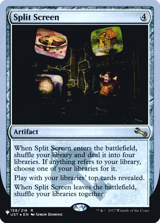 Split Screen (Unfinity Foil Edition) [The List] - Magic: The Gathering - Card Brawlers | Quebec | Canada |