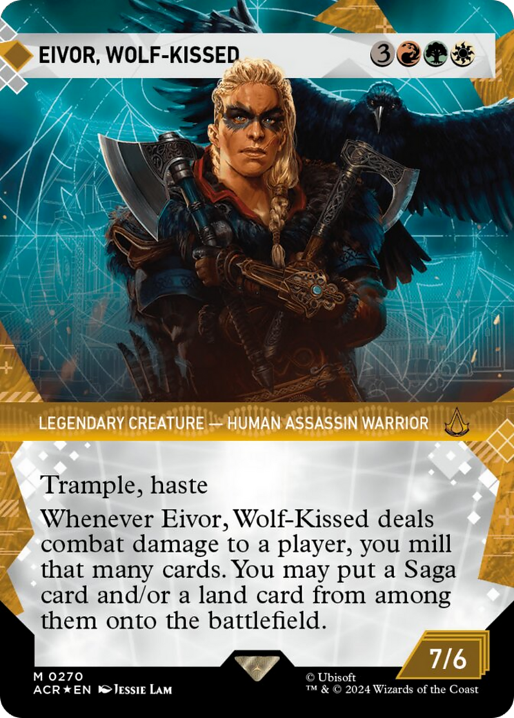 Eivor, Wolf-Kissed (Showcase) (Textured Foil) [Assassin's Creed] - Magic: The Gathering - Card Brawlers | Quebec | Canada |
