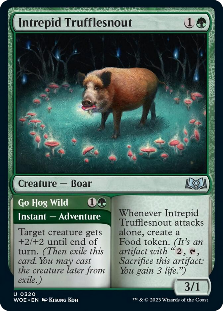 Intrepid Trufflesnout // Go Hog Wild [Wilds of Eldraine] - Magic: The Gathering - Card Brawlers | Quebec | Canada |