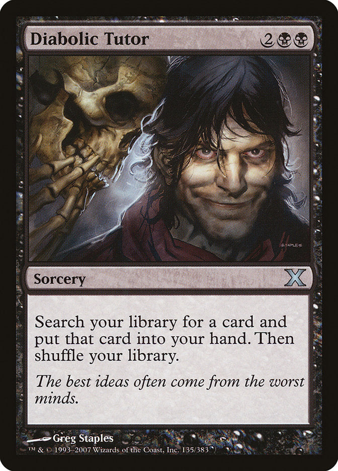 Diabolic Tutor [Tenth Edition] - Magic: The Gathering - Card Brawlers | Quebec | Canada |