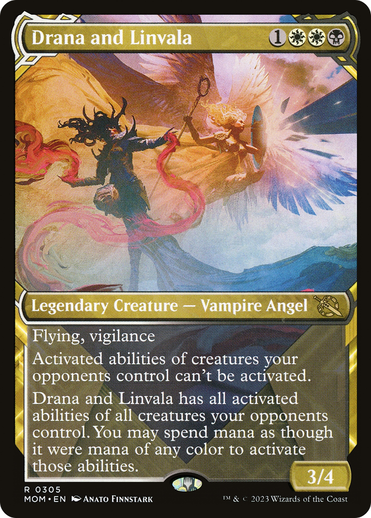 Drana and Linvala (Showcase Planar Booster Fun) [March of the Machine] - Magic: The Gathering - Card Brawlers | Quebec | Canada |