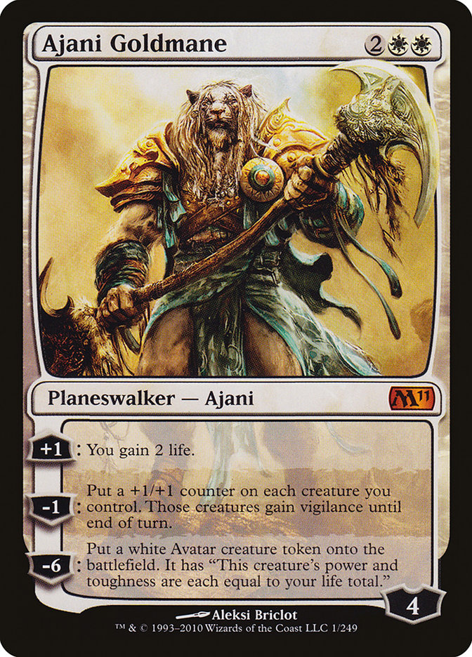 Ajani Goldmane [Magic 2011] - Magic: The Gathering - Card Brawlers | Quebec | Canada |