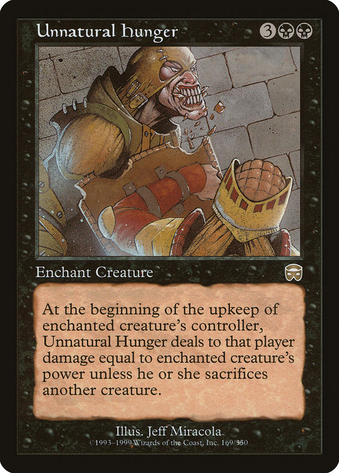 Unnatural Hunger [Mercadian Masques] - Magic: The Gathering - Card Brawlers | Quebec | Canada |