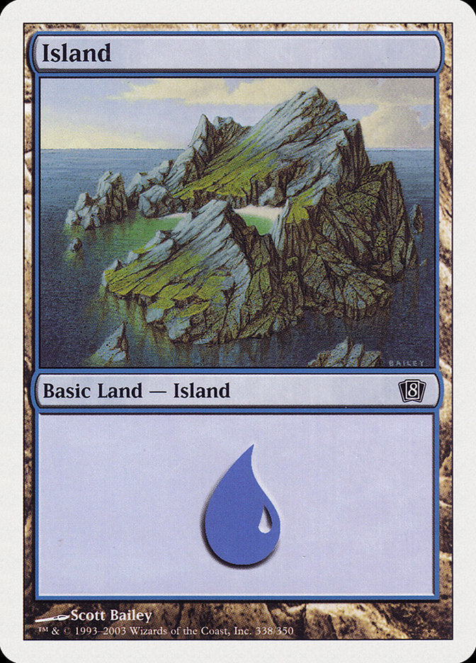 Island (338) [Eighth Edition] - Magic: The Gathering - Card Brawlers | Quebec | Canada |