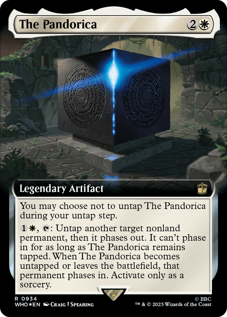 The Pandorica (Extended Art) (Surge Foil) [Doctor Who] - Magic: The Gathering - Card Brawlers | Quebec | Canada |