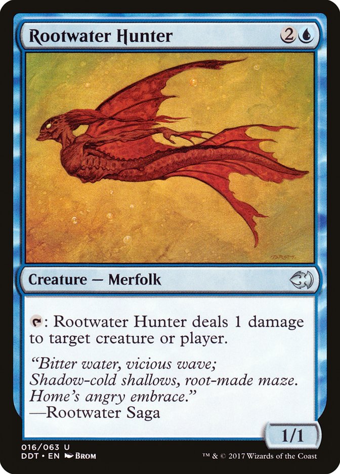 Rootwater Hunter [Duel Decks: Merfolk vs. Goblins] - Magic: The Gathering - Card Brawlers | Quebec | Canada |