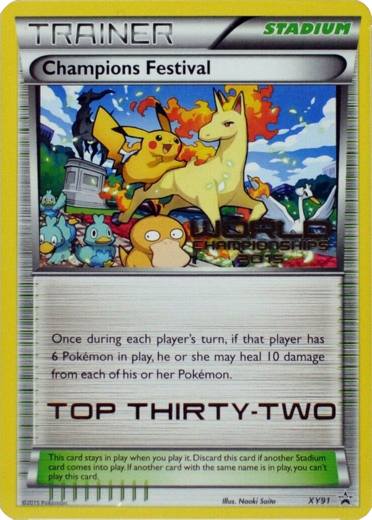 Champions Festival (XY91) (2015 Top Thirty-Two) [XY: Black Star Promos] - Pokémon - Card Brawlers | Quebec | Canada |